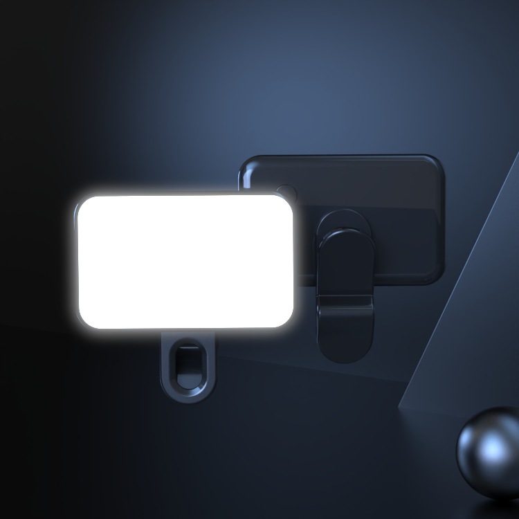 Mini Led de Preenchimento Portátil Com 3 Modos De Luz com Clip Selfie Live Stream Video Recarregavel