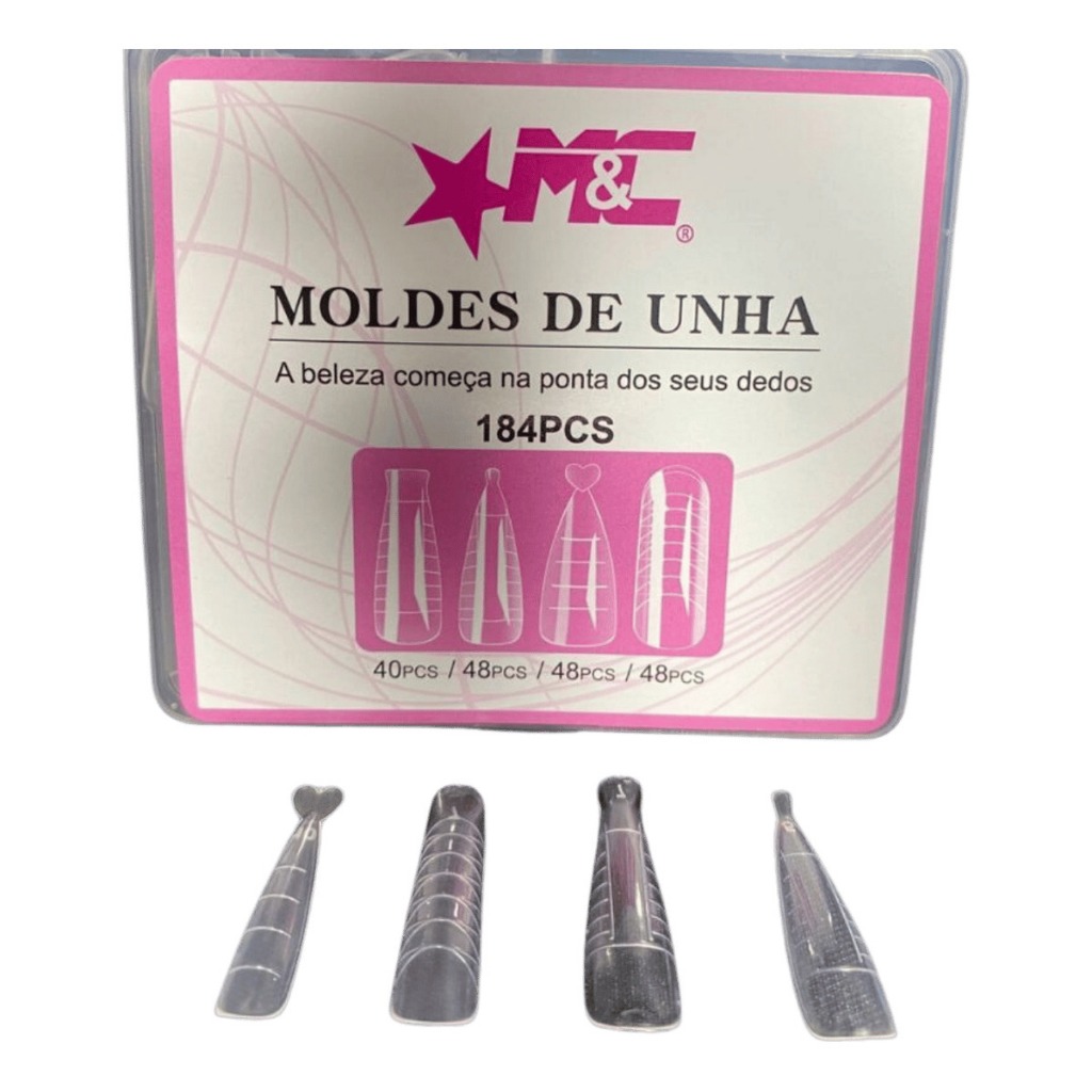 Kit Molde F14 Modelos BAILARINA ALMOND RUSSO STILETTO QUADRADO ápice baixo