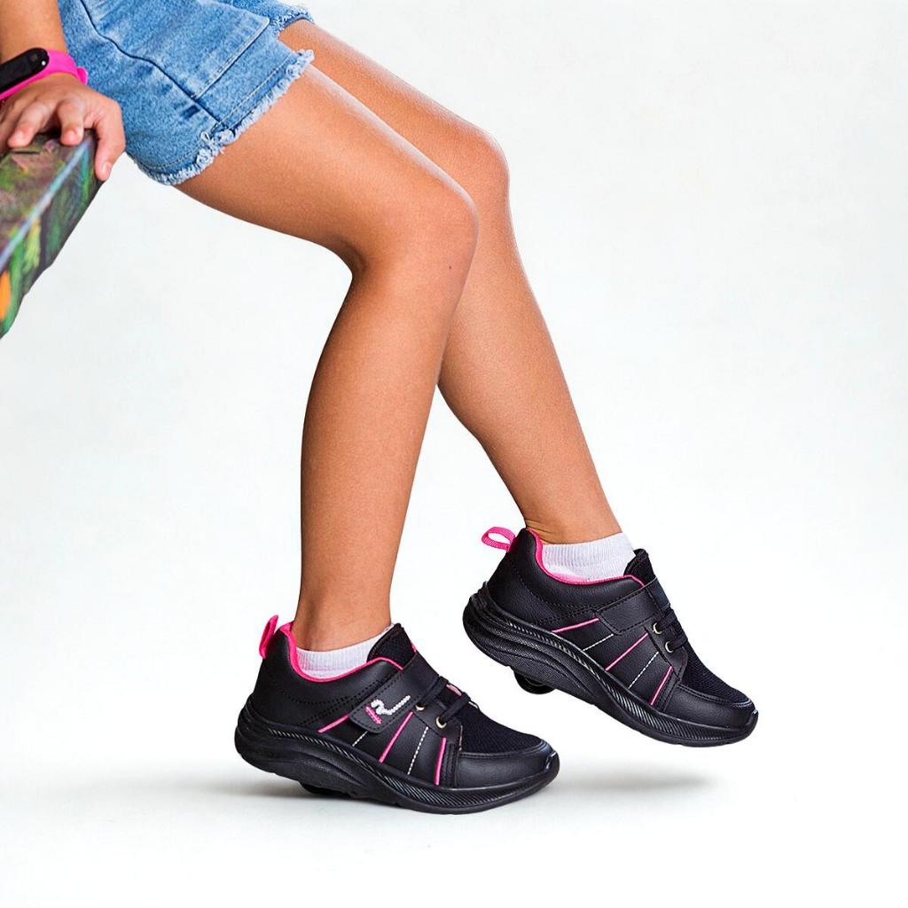 Tênis Rodinha Infantil Kidys Juvenil Feminino Masculino Ortopé Escola Menina Menino