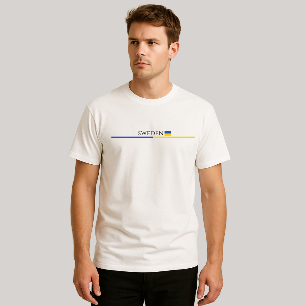 Camisa Masculina Casual Suecia Sweden 100% Algodão Leve Manfinity Confortável