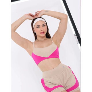 Conjunto Short Duplo Uv Poliamida Ref 02 em Oferta na Shopee