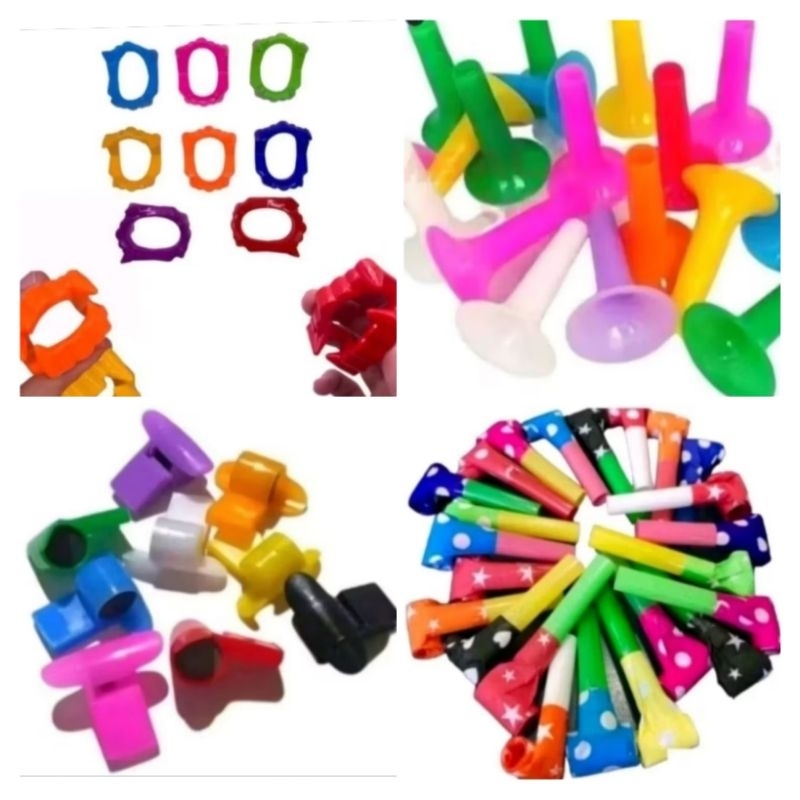 KIT 80 BRINQUEDOS SENDO  20 LINGUA DE SOGRA+20 CORNETA +20 APITO JUIZ+20 DENTADURA VAMPIRO FESTAS PRENDA em Oferta na Shopee