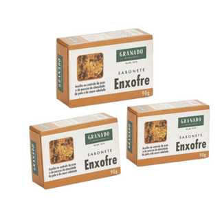 Kit Sabonetes Enxofre Granado em barra 90g em Oferta na Shopee
