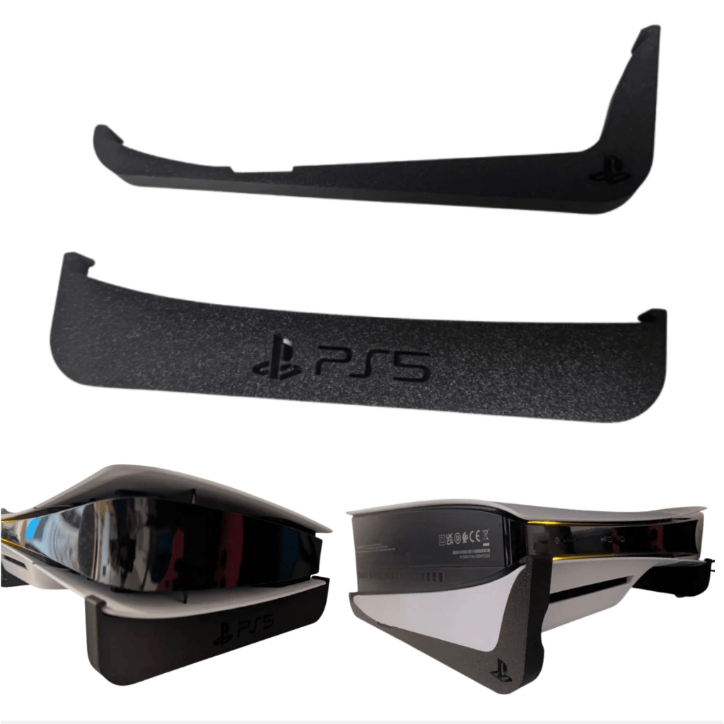 Suporte Playstantion 5 Stand Base Horizontal Deitado Playstation Ps5 Slim e Fat (COM DISCO) em Oferta na Shopee