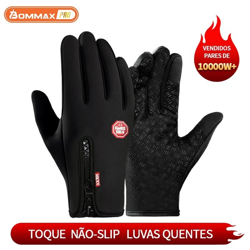 Luva Térmica Unissex para Moto e Bike com Touch em Oferta na Shopee