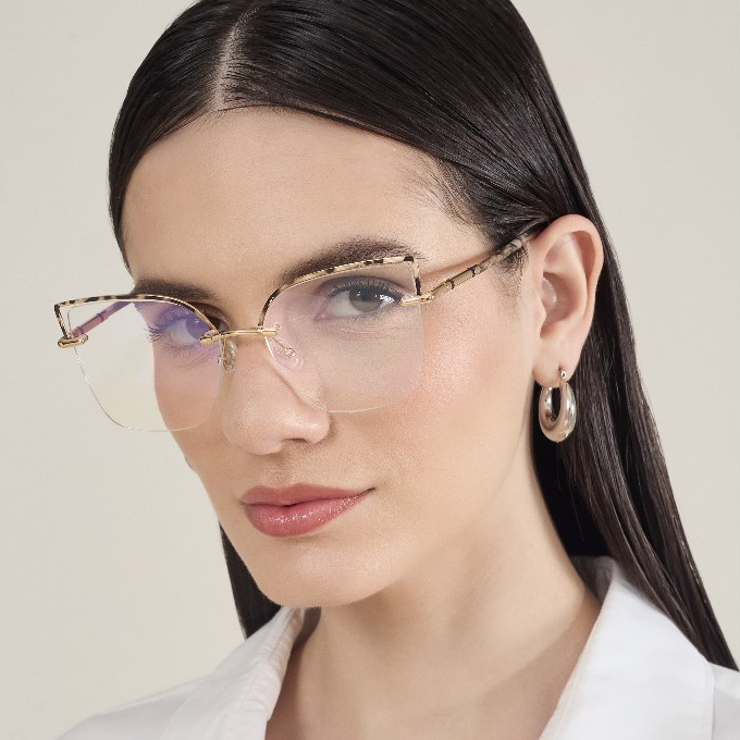 【Betsy】 Óculos Gatinha Sem Aro | Armação Transparente Feminina Estilo Festa Leopardo Fashion em Oferta na Shopee