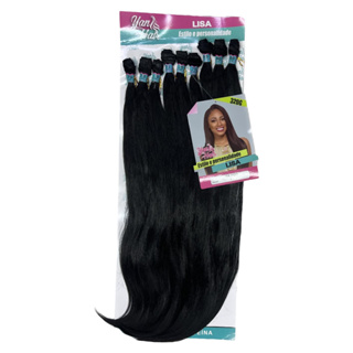 Cabelo Liso Fibra 100% PROTEÍNA 70cm 320gr LISA YAN HAIR em Oferta na Shopee