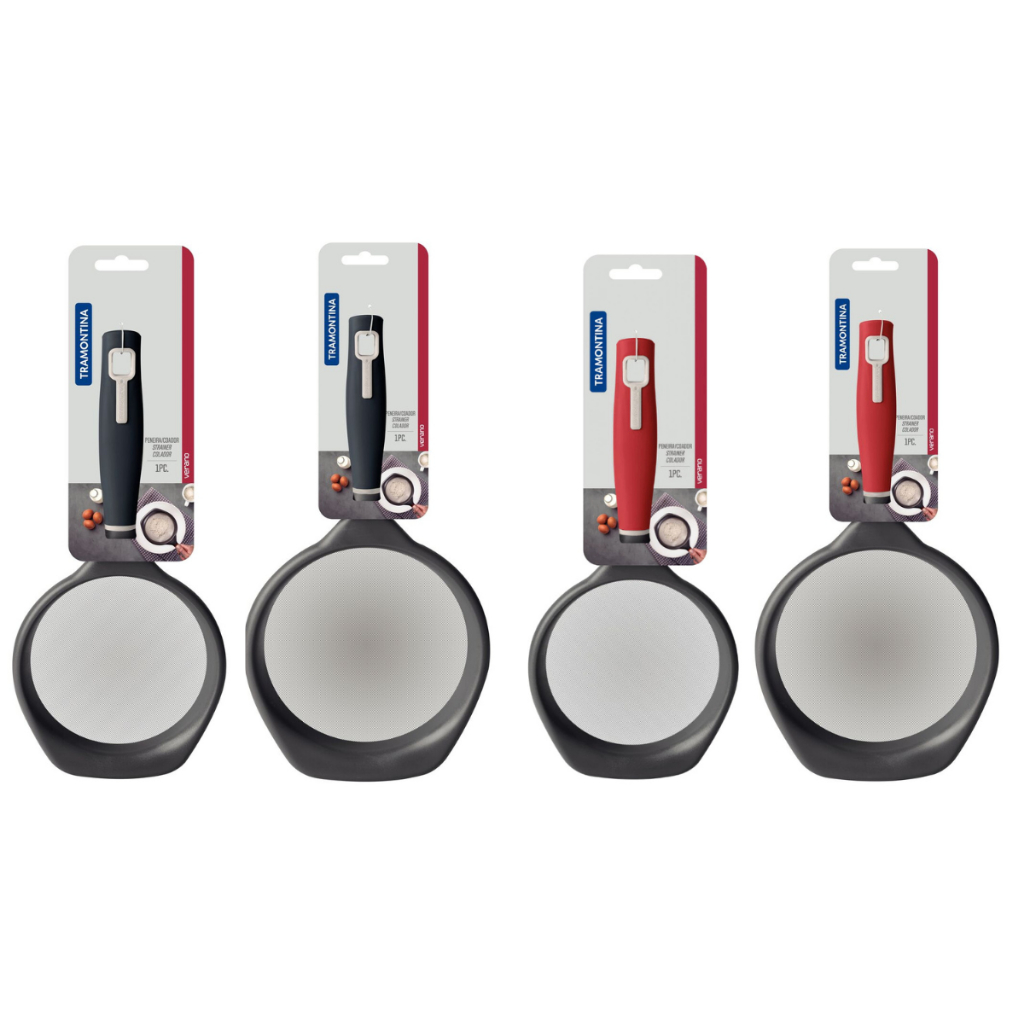 Peneira Tramontina Verano Tela em Inox e Cabo de Polipropileno 13 - 17cm