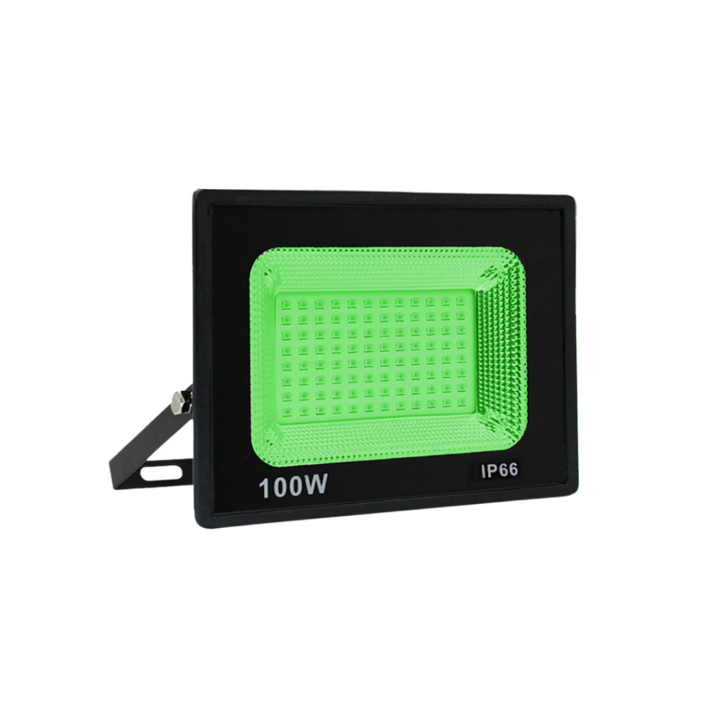 Refletor de LED 100W Verde bilvolt A Prova D´água IP66 em Oferta na Shopee