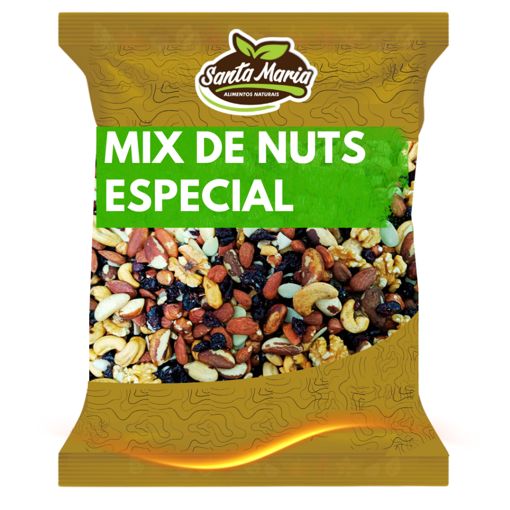 MIX NUTS - Castanha de Caju I Castanha do Pará /Amêndoa/Nozes I Passas branca e preta I Amendoim