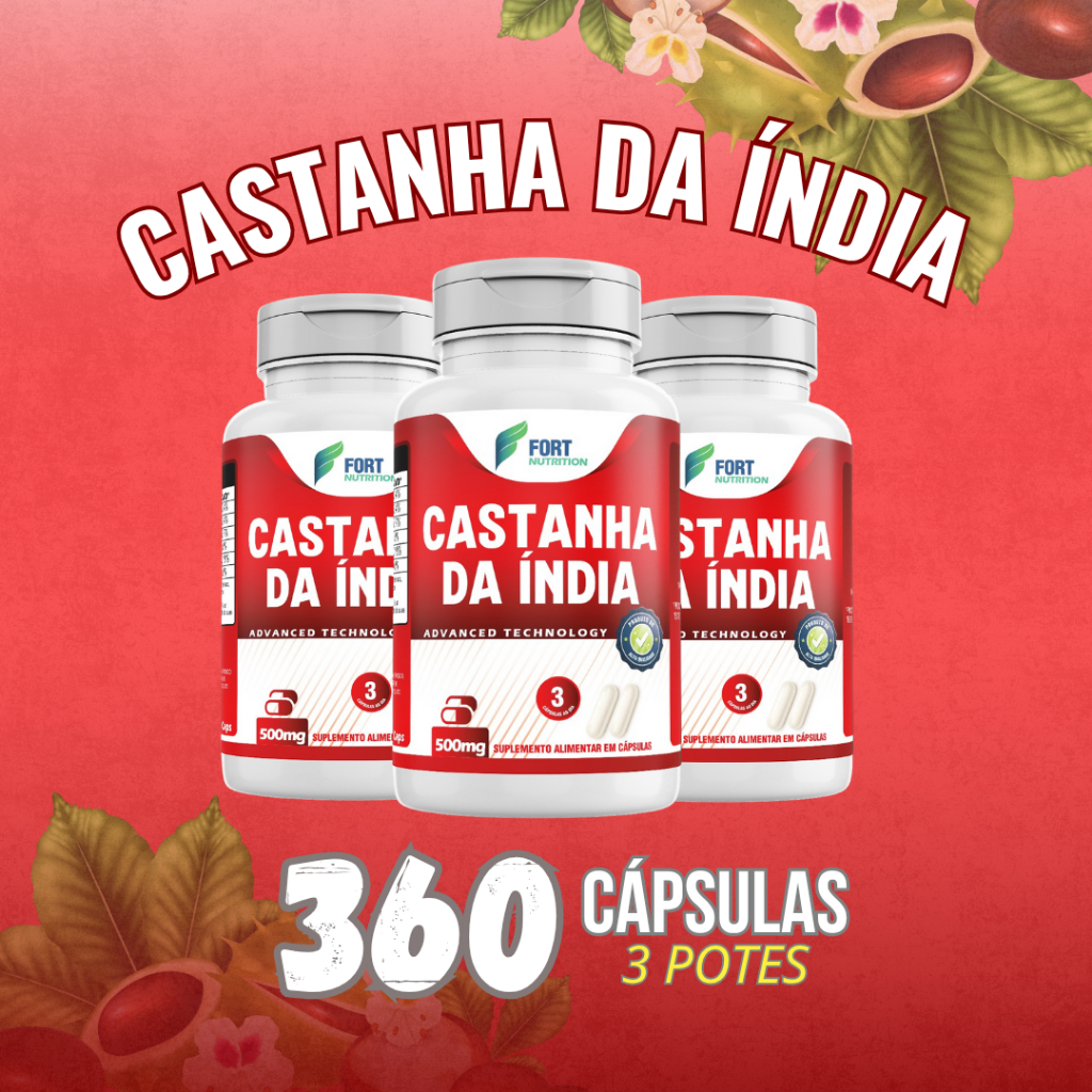 Suplemento alimentar em cápsulas castanha indiana em Oferta na Shopee
