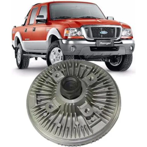 Polia Viscosa da Helice Ranger 3.0 16V Diesel Powerstroke de 2005 À 2012