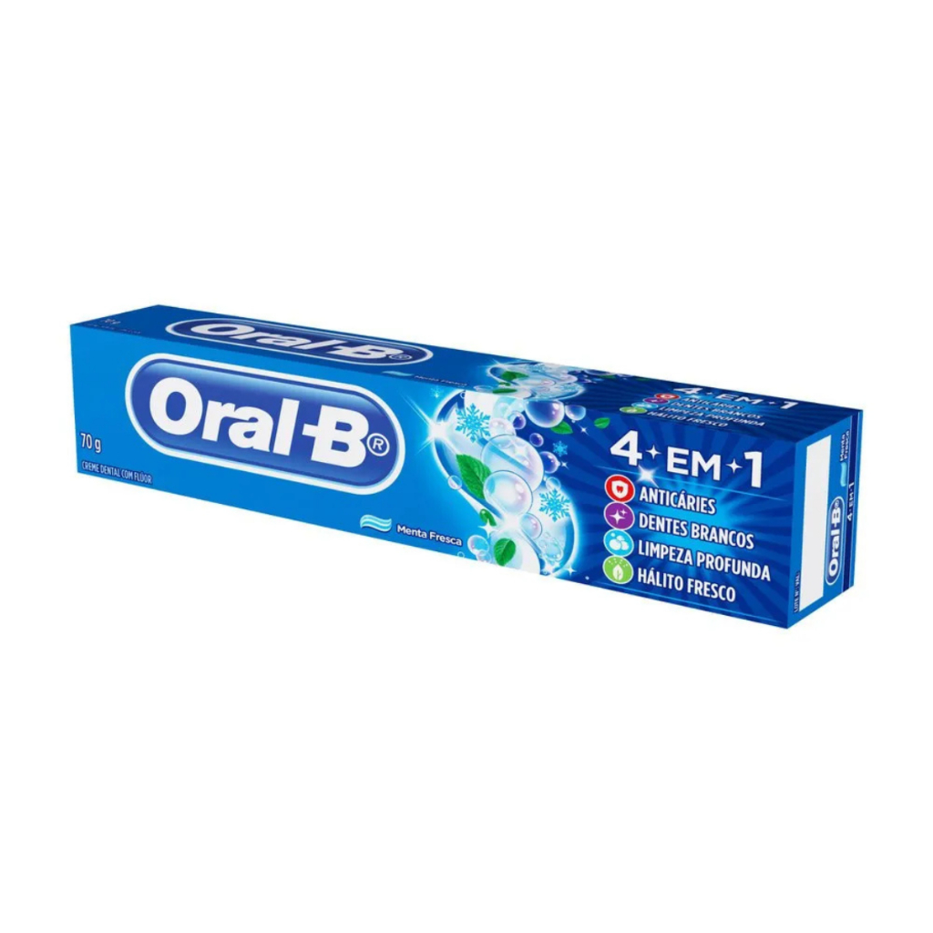 Creme Dental Oral-B 4 em1 70g em Oferta na Shopee