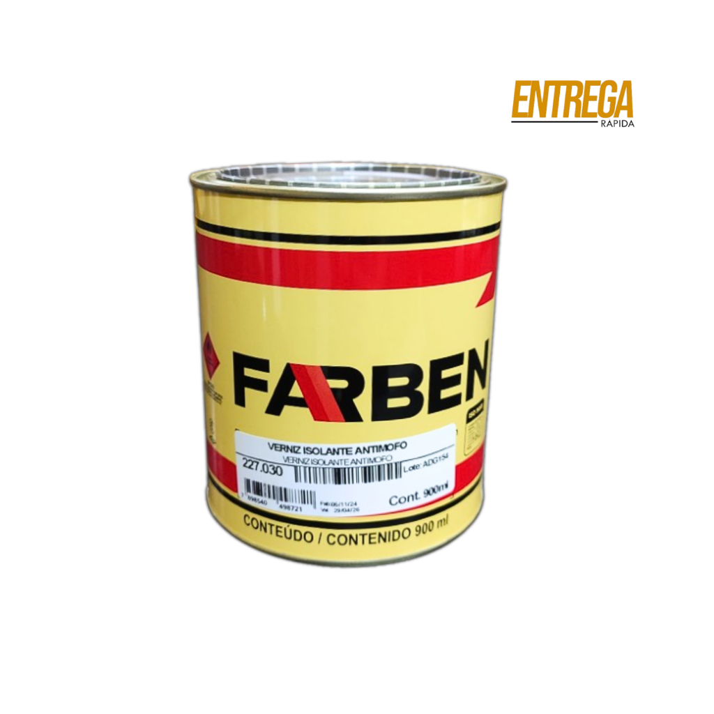 Verniz Acrílico Antimofo 900ml Farben - Fácil Aplicação e Ótimo Rendimento | Oferta Especial