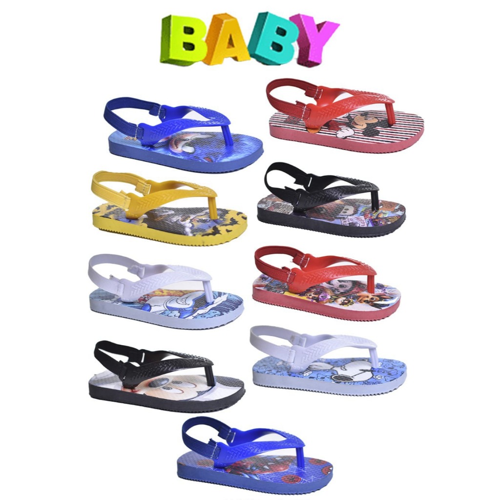 Chinelo Infantil de Dedo Masculino Cores Sortidas Leve Dia a Dia Casual Confortável Imperdível