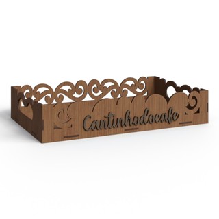 KIT - 12 Bandejas Para Servir Café Chá Em Madeira Mdf Para Mesa Criado Cantinho Do Café em Oferta na Shopee