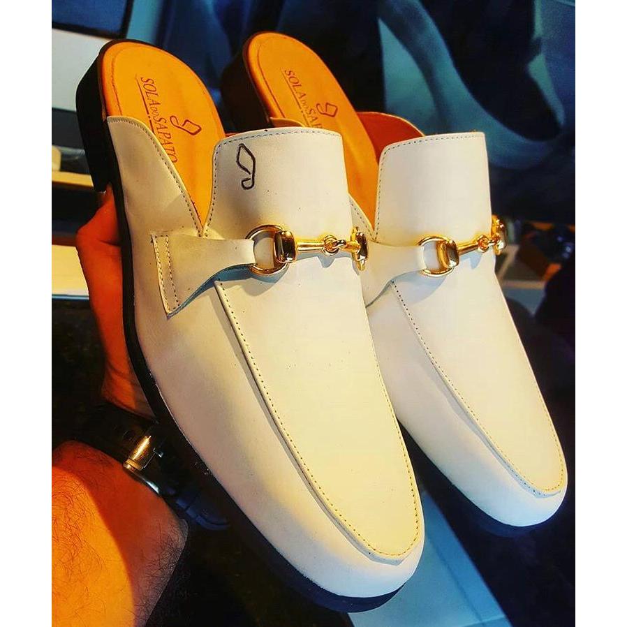 SAPATPO  MULE MASCULINO EM COURO NOBRE BOVINOS CONFORTAVEL