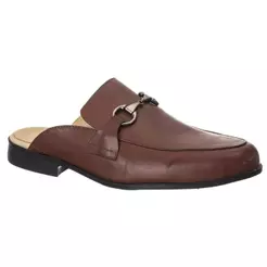SAPATPO MULE MASCULINO EM COURO NOBRE BOVINOS CONFORTAVEL