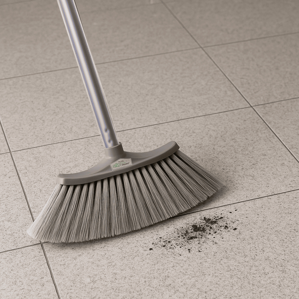 Vassoura Italiana Prata - Elegante e Funcional