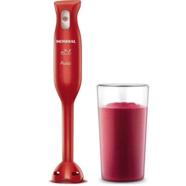Mixer Pratic Mondial 2 em 1 com Copo Medidor 600ml M-15-R