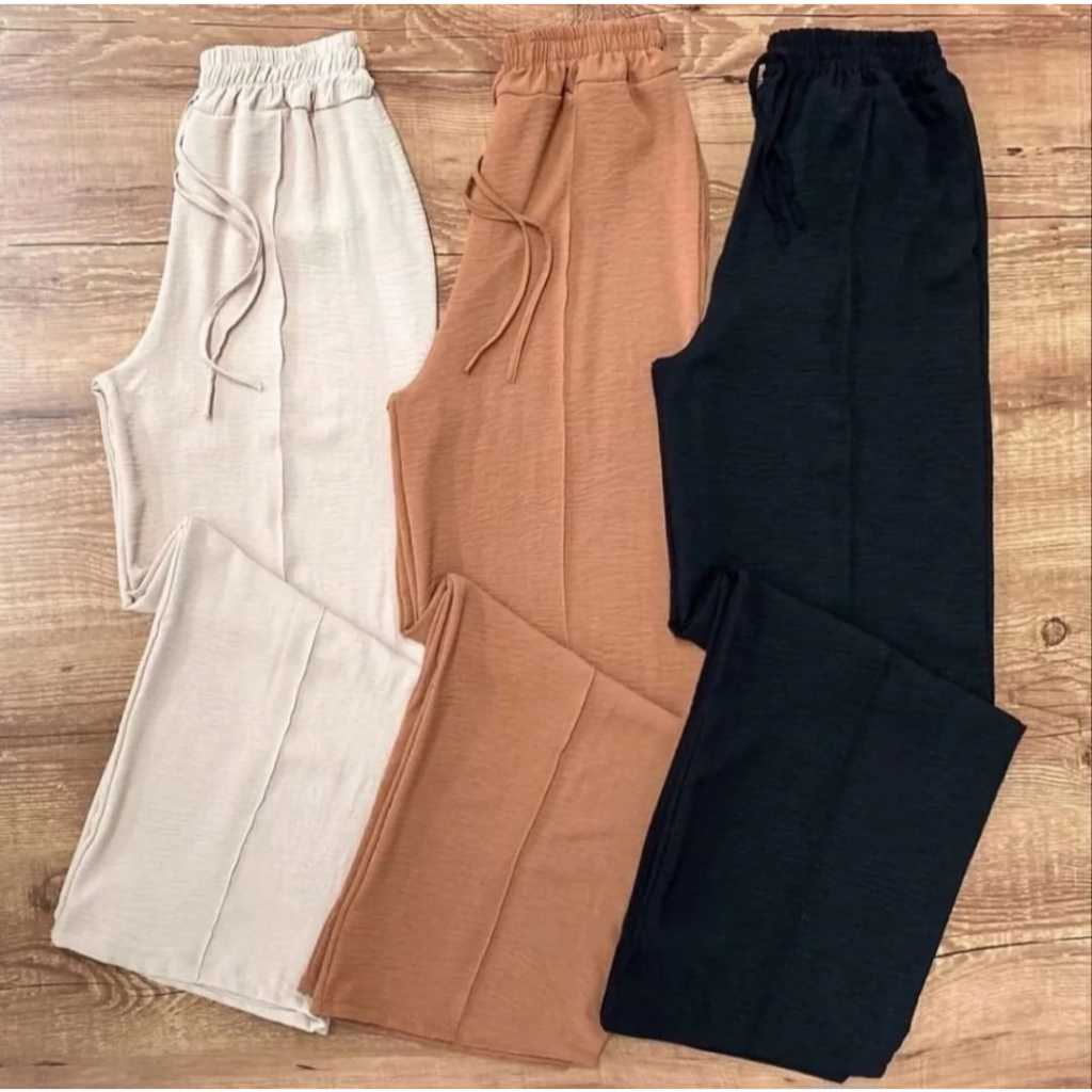 Calça Feminina Moletom Pantalona Moda Casual Elegante moda gringa