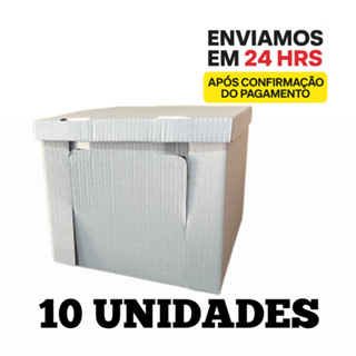 kit 10 Caixas de Bolo Alta Resistente em Oferta na Shopee