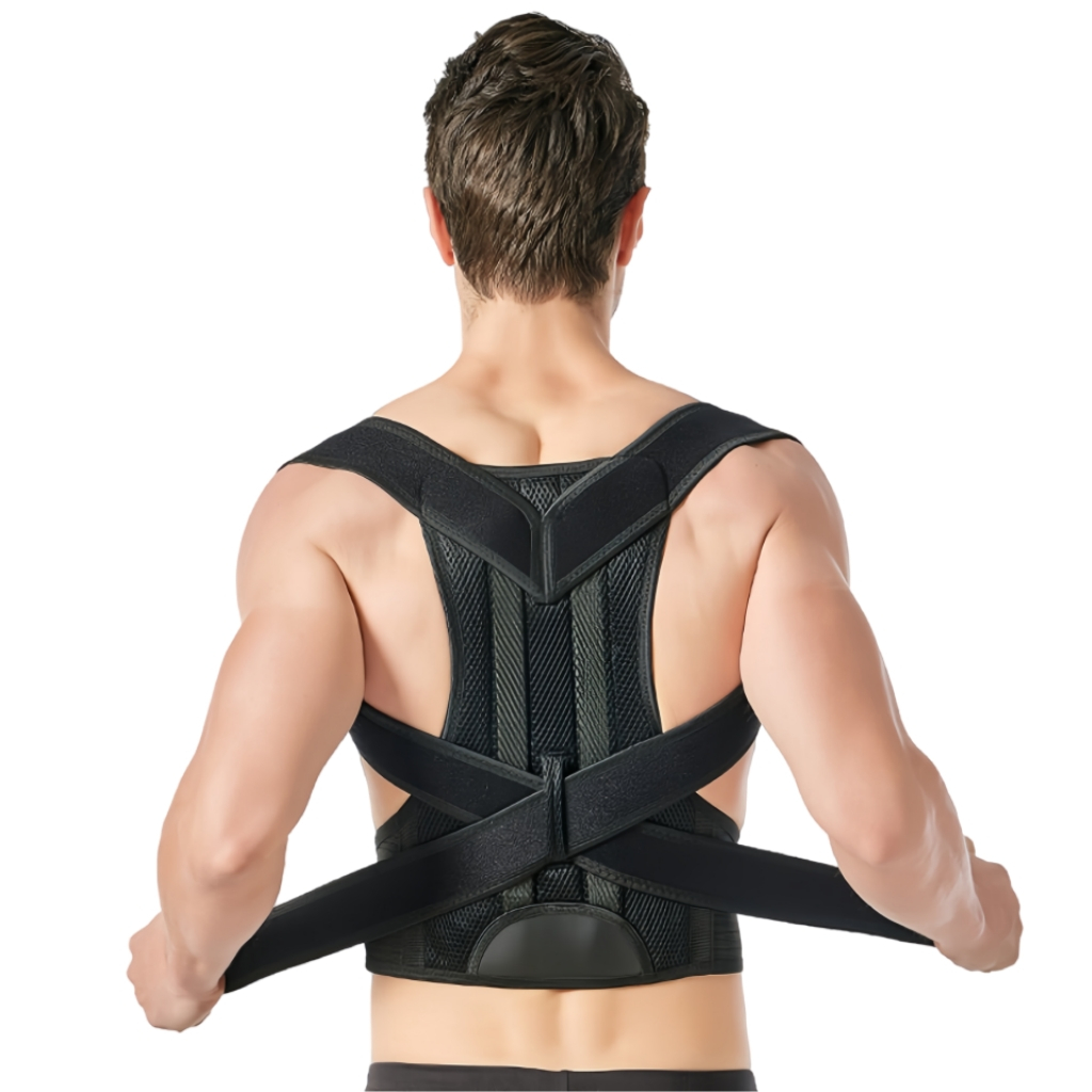 Z&D Lingerie Cinta Colete Unissex Reforçada Corretor Postural Coluna Lombar Forte 892