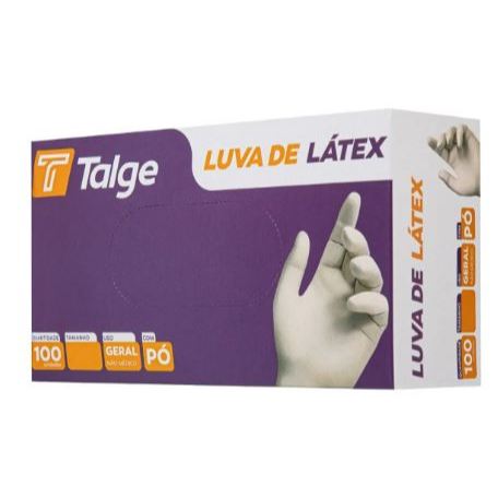 LUVA DE LÁTEX TALGE COM PÓ