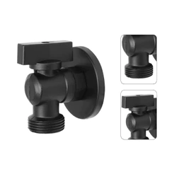 Registro Torneira Máquina de Lavar Tanque Jardim Preto Esfera Metal Premium 1/4 de Volta 1/2 3/4