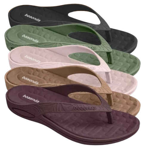 Chinelo de Dedo Feminino Ortopédico Boaonda Lilly Esporão Fascite