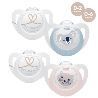 Kit Chupetas Ortodônticas Recém Nascido Nuk Star com Estojo Esterilizável com Furos de Ventilação em Oferta na Shopee
