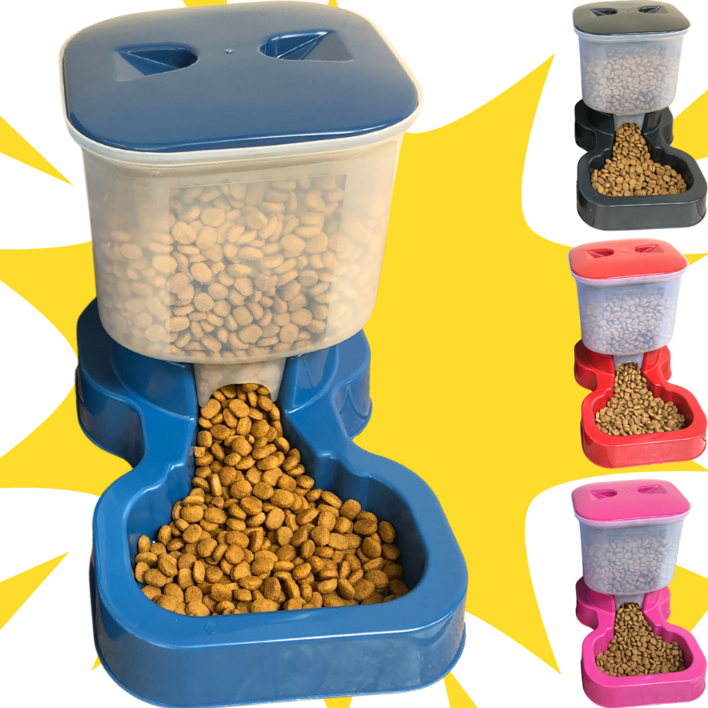Comedouro Automatico Pra Cachorro Pet Cães Com Dispenser Cachorros Grande Raça Grande Cão grande