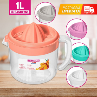 Espremedor De Laranja Limão Manual Frutas Jarra 1020 Ml BPA Free em Oferta na Shopee
