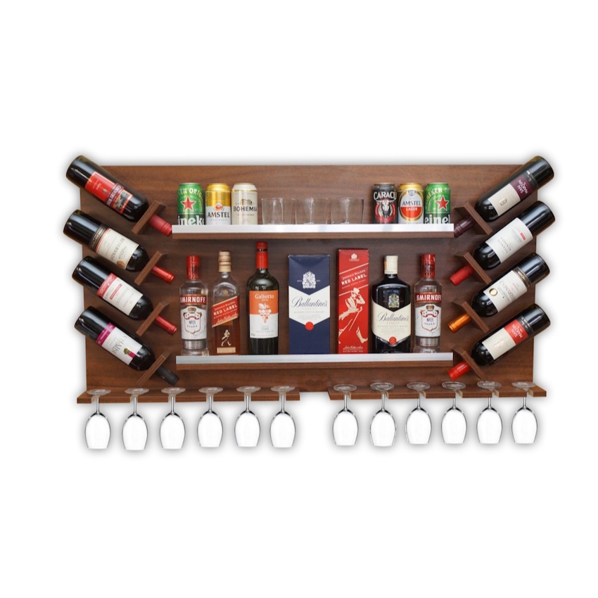 Bar Adega Parede Madeira Barzinho Grande Vinho Sala Área Gourmet