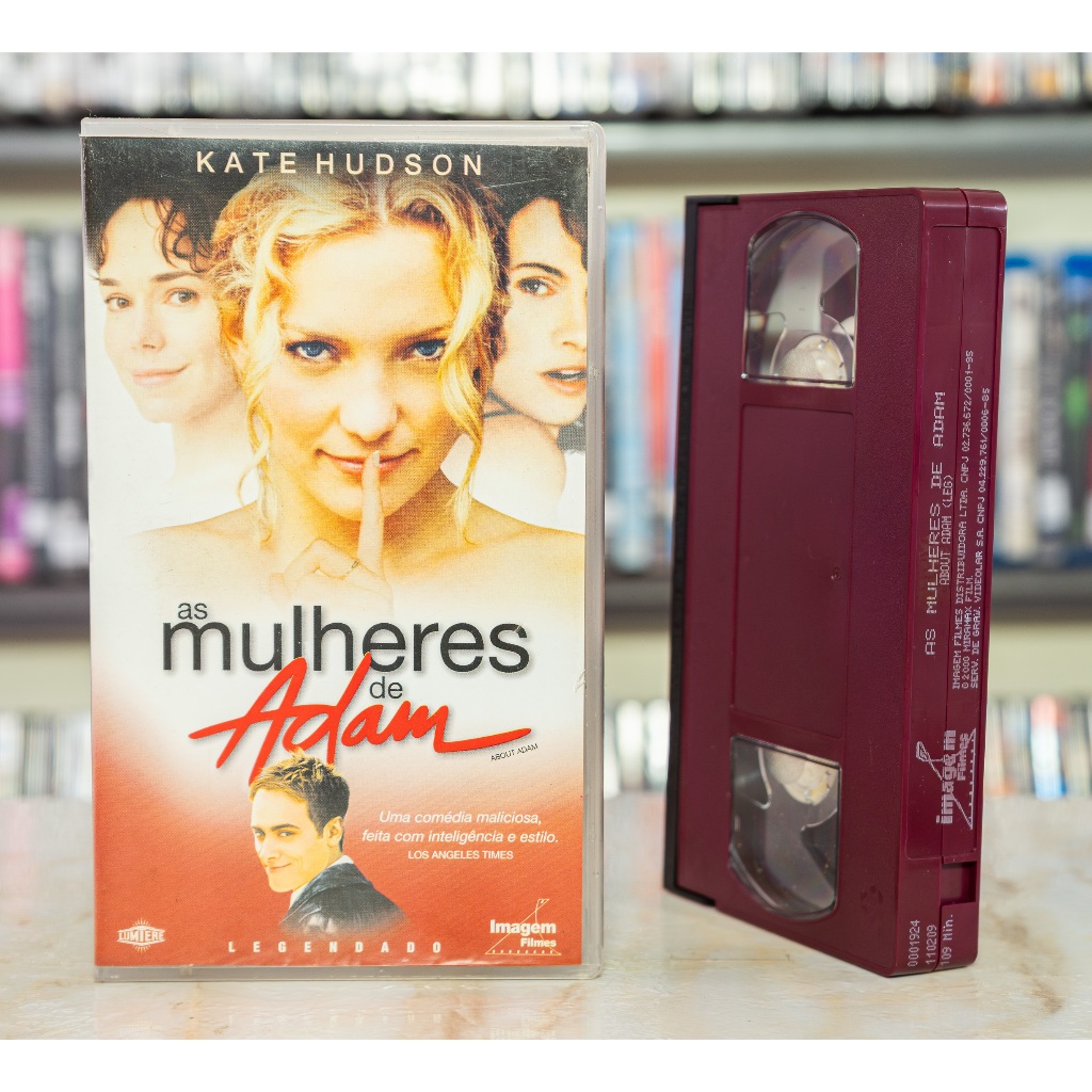 VHS As Mulheres De Adam - LEGENDADO - Kate Hudson - Original - Fita de Vídeo Filme - Comédia Romântica
