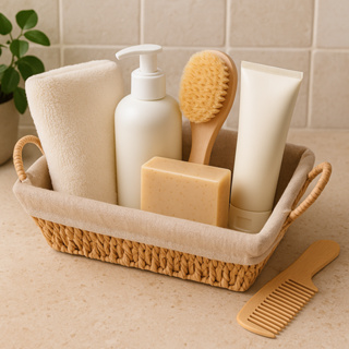 Cesta Retangular com Alça em Papel Forro em Tecido Wolff Organizador Porta Pão Mesa Posta Bege Café em Oferta na Shopee