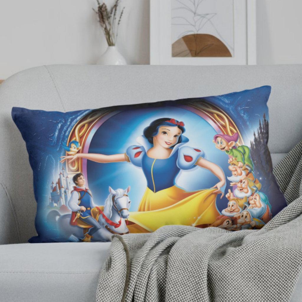 FRONHA CAPA DE TRAVESSEIRO 70X50 BRANCA DE NEVE COM ZIPER