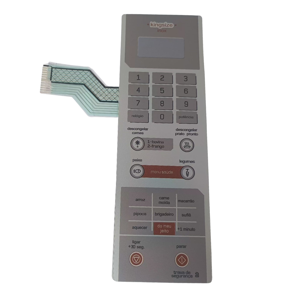 Teclado Microondas Brastemp Bmx 40 King Size Inox - Cód 1100
