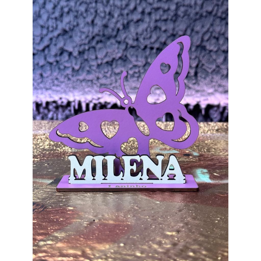30 Lembrancinhas Borboleta Personalizada Festa Nomes Aniversário Infantil Jardim Encantado