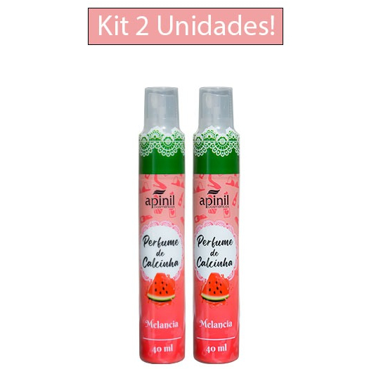KIT 2 Unidades Perfume de Calcinha MELANCIA 40mL APINIL