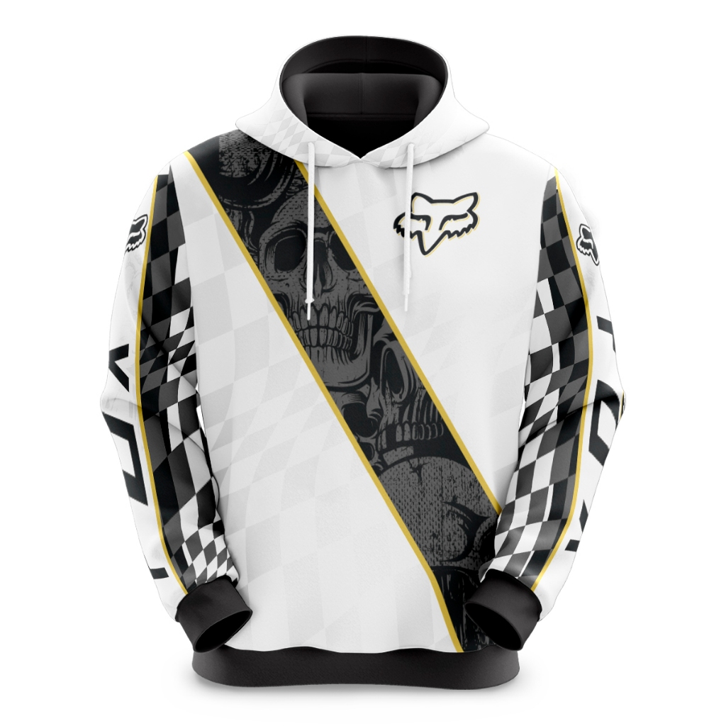 Blusa de Moletom Sublimado Adulto e Infantil Raposa Rally