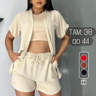 CONJUNTO DUNAS KIMONO TENDECIA MODA FEMININA em Oferta na Shopee