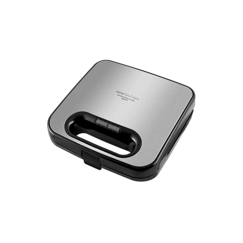 Sanduicheira E Grill 2 Em 1 Redstone 750w Bgr16 Cor Preto Com Prata Britânia em Oferta na Shopee