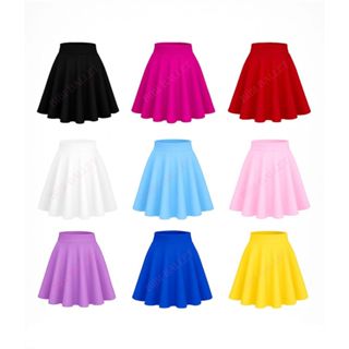 Saias Coloridas de Cós Infantil/Juvenil - Para Ballet ou Jazz em Oferta na Shopee