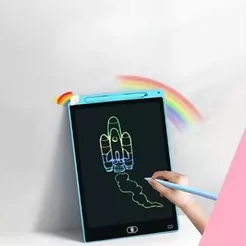 Kit 30 Peças Lousa Mágica Tela Lcd 8.5 Polegadas Infantil De Escrever E Desenhar Tablet
