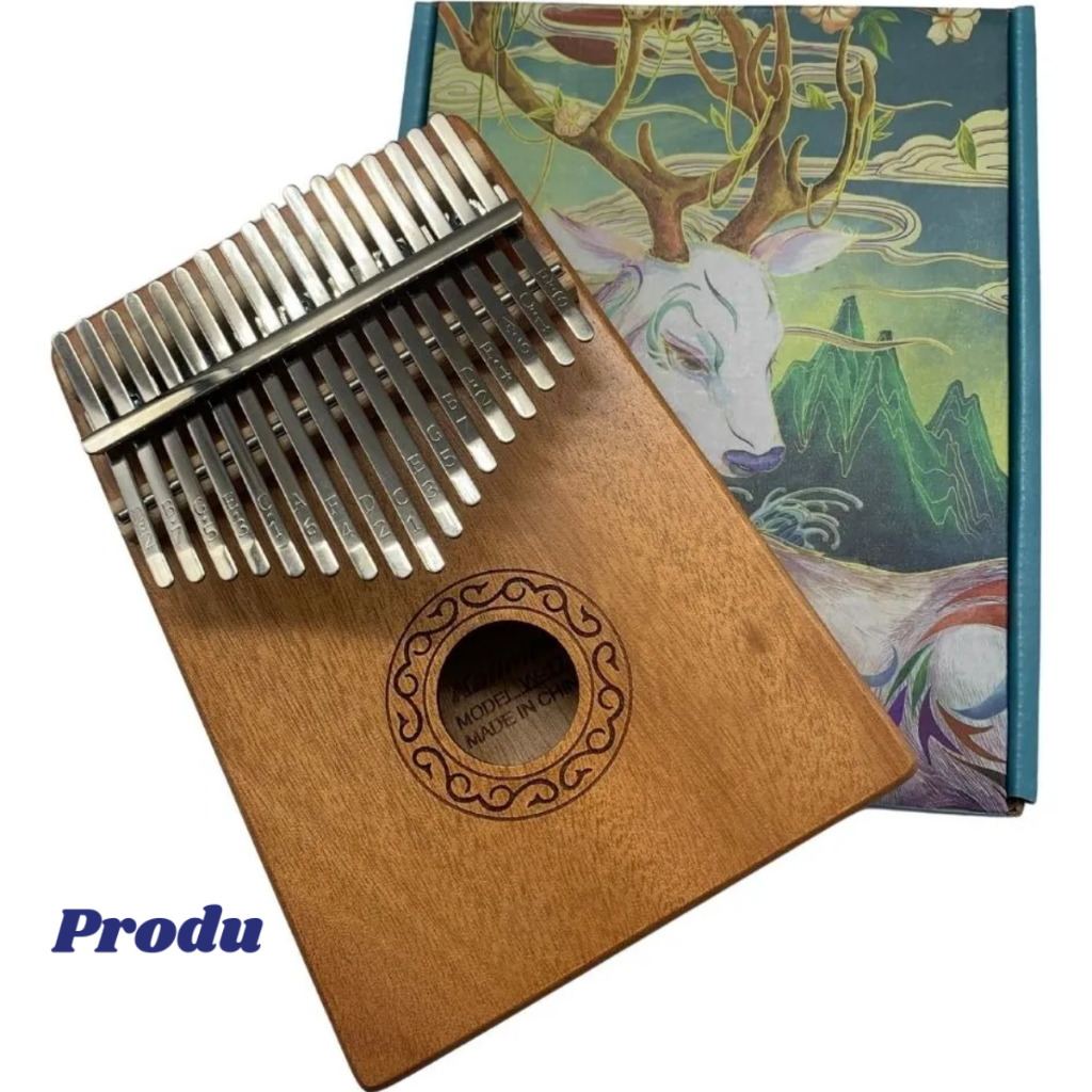 Kalimba 17 Chaves Piano de Dedo Profissional Kimi Africano Marrom Mogno c/ bag de transporte em Oferta na Shopee