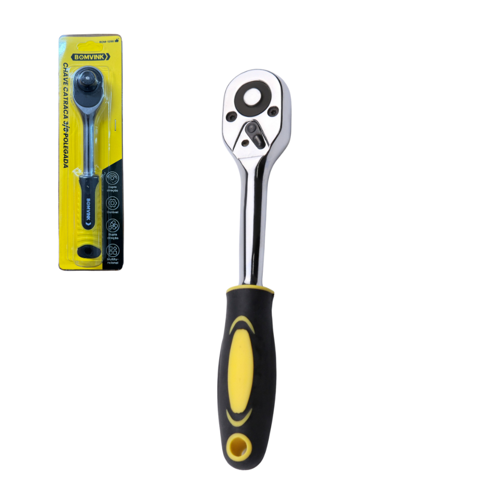 Chave Catraca Reversível 3/8 Polegada Profissional Robusta em Oferta na Shopee