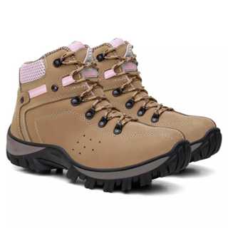 Bota Coturno Feminino em Couro nobuck Adventure Tendencia Inverno em Oferta na Shopee