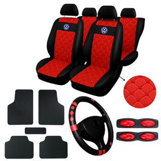 capa para banco de carro couro automotivo gol g2 g3 g4 g5 g6 g7 Voyage Fox tapete de carr…