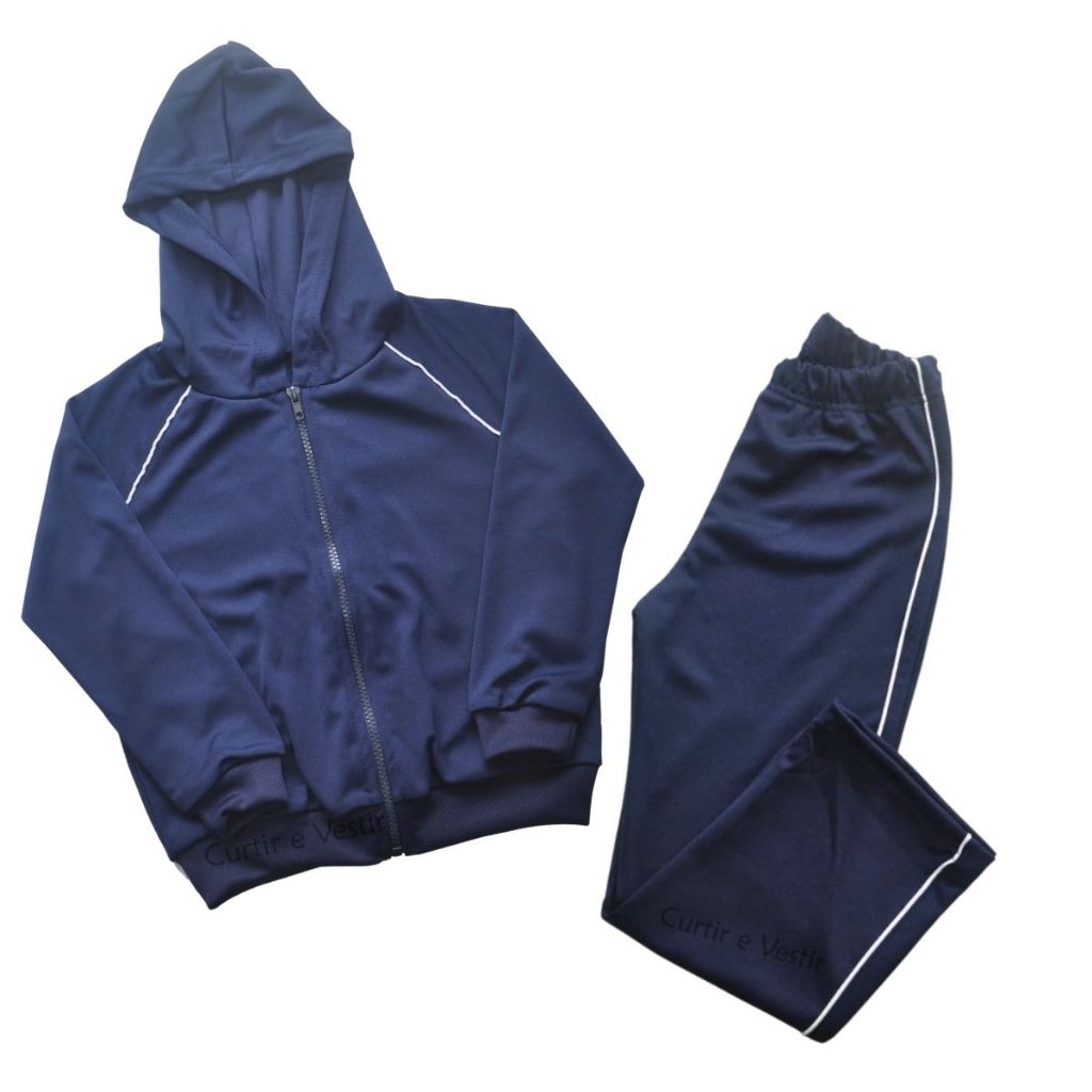 Agasalho Infantil Uniforme Escolar helanca 2 ao 8